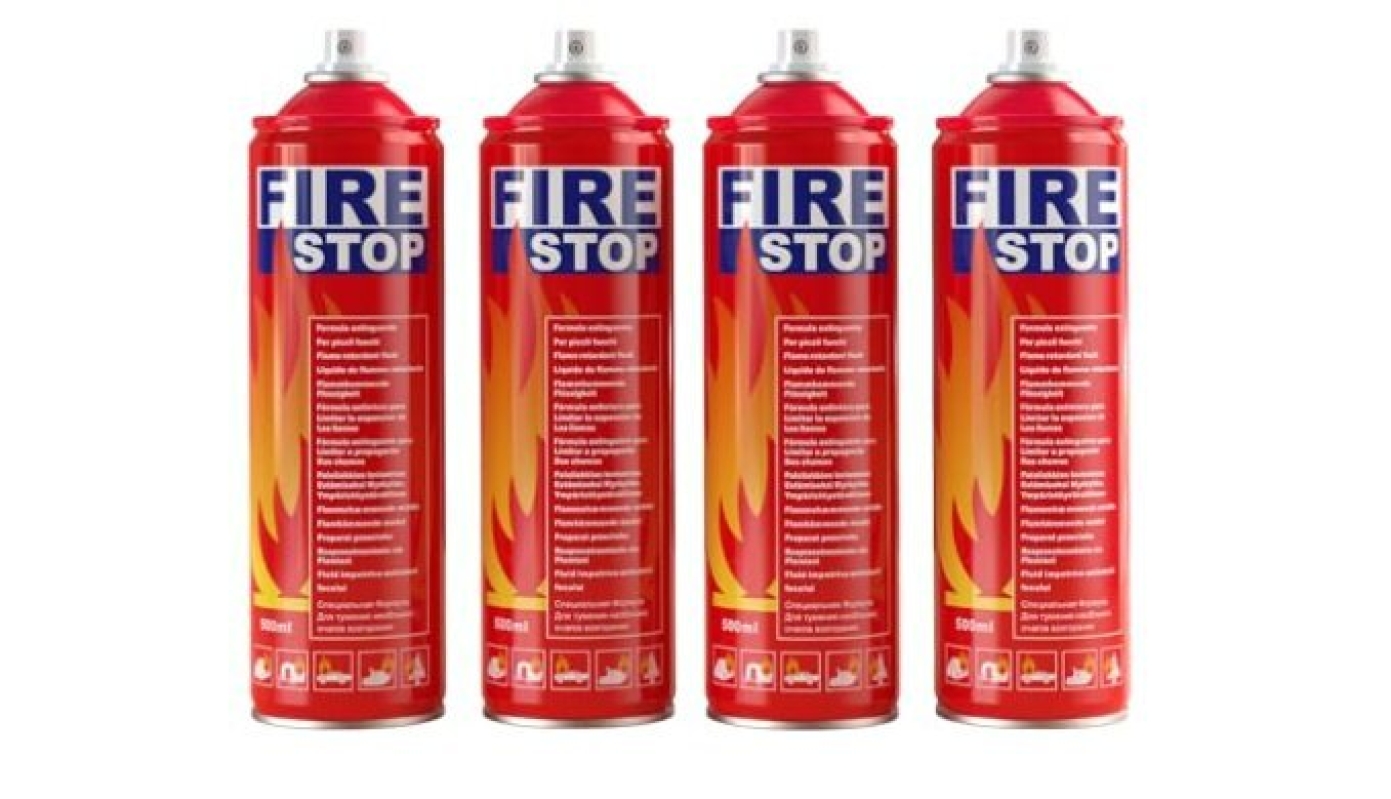 AmzBoom Fire Extinguisher 4-Pack with Mount Brackets - Essential Safety for Home, Kitchen, Car, Boat, BBQ