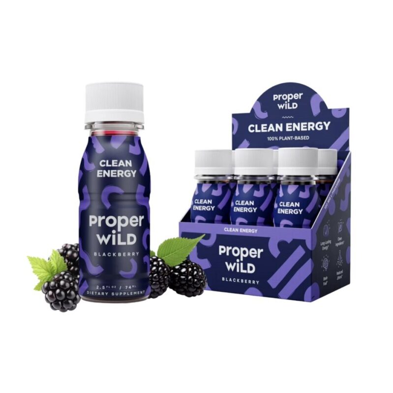 Proper Wild Clean Energy Shots - 72-Pack for $30 Shipped