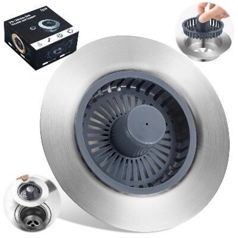 Fozite Kitchen Sink Drain Filter - Stainless Steel, Durable, and Efficient