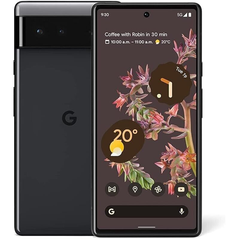 Google Pixel 6 5G Smartphone: 6.4-inch AMOLED, 128GB Storage, 8GB RAM, Android 14