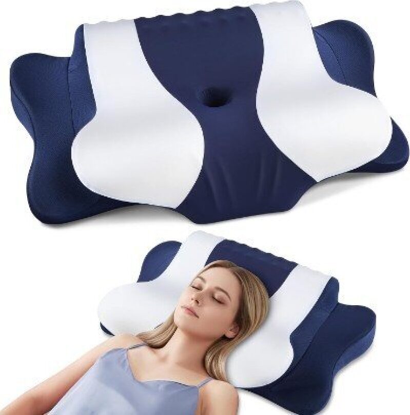DONAMA Memory Foam Neck Pillow - Ultimate Comfort for Restful Sleep