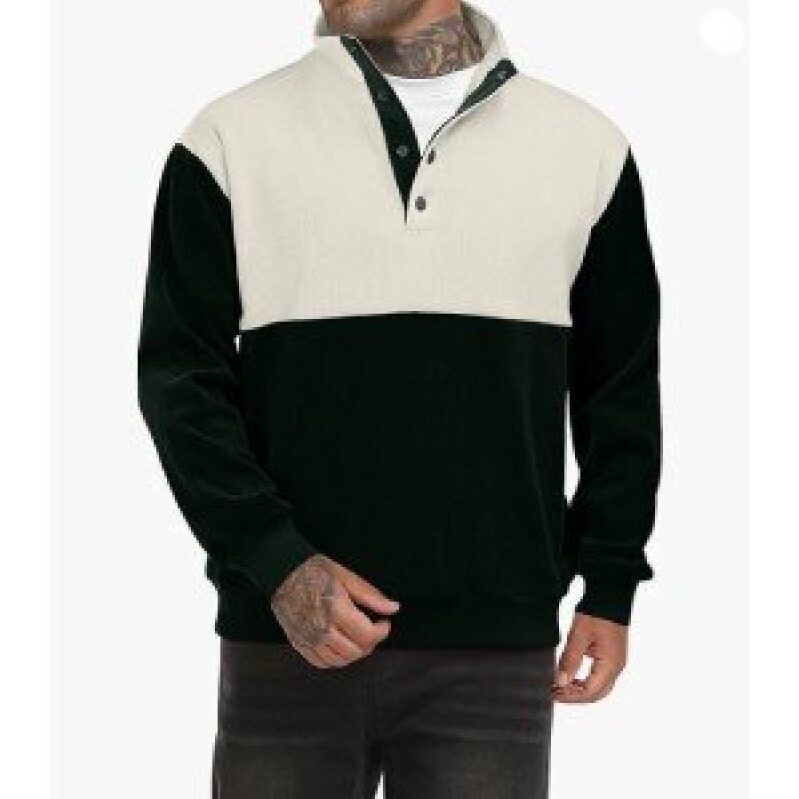 TUREFACE Men's Lampwick Corduroy Sweatshirt - A Blend of Style and Comfort