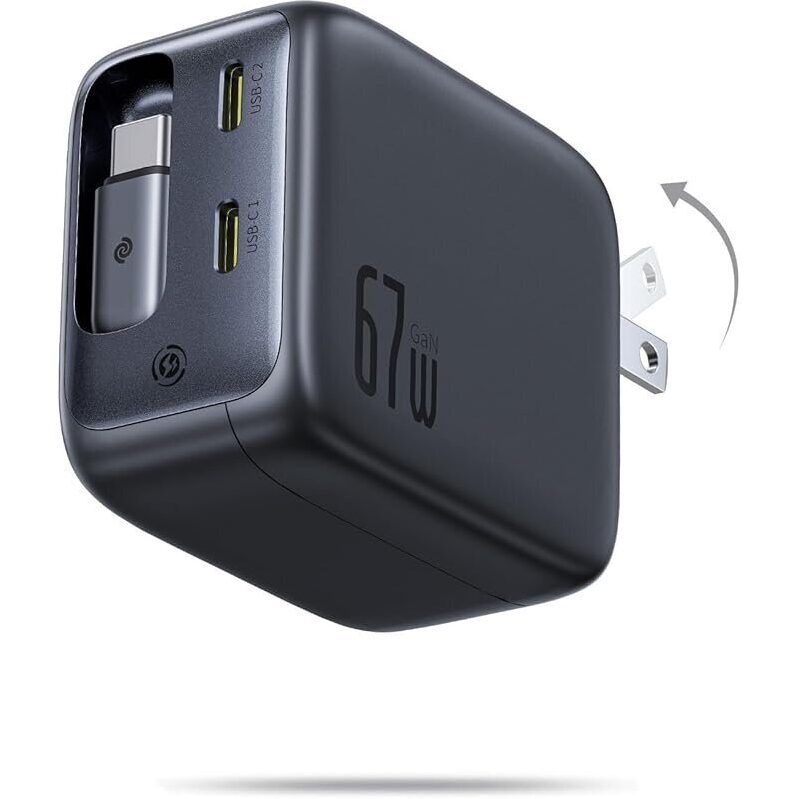 Baseus 67W Fast Charging USB C Wall Charger with 3 Ports