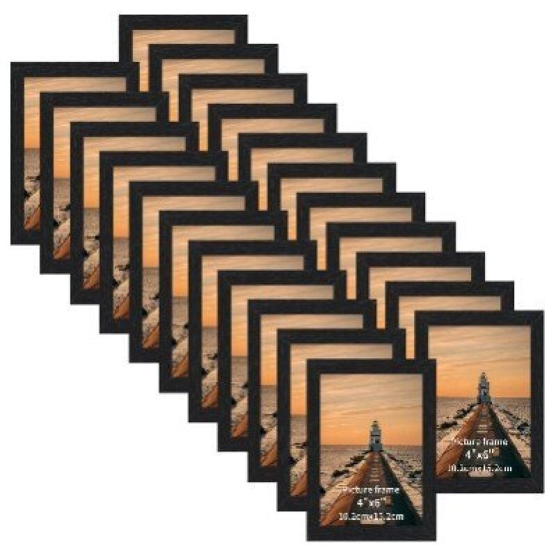 Premium 4x6 Picture Frames - 22-Piece Set for Home Decoration