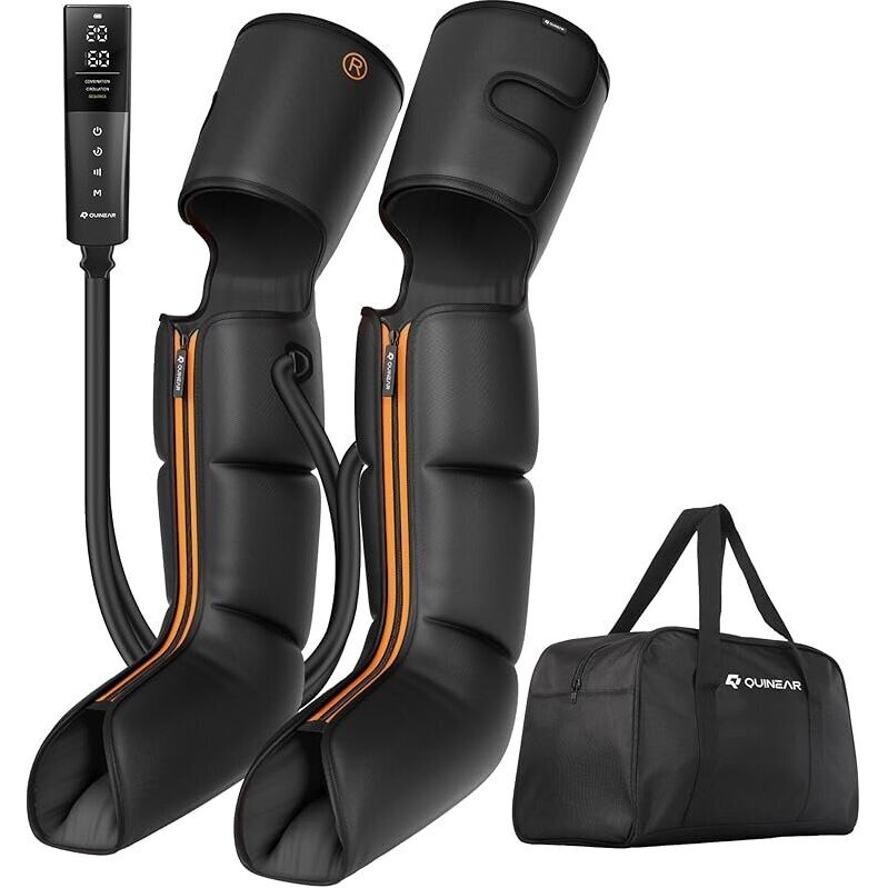 QUINEAR Cordless Advanced Full Leg Air Compression Massager - Ultimate Relaxation