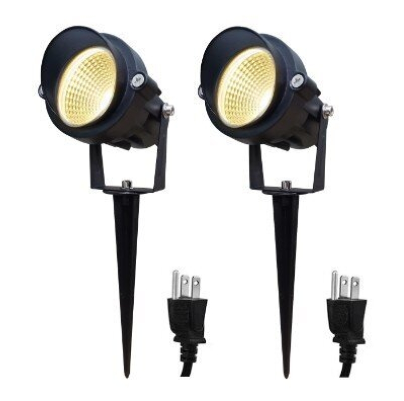 Outdoor Landscape Spotlights - 2-Pack LED Garden Lighting