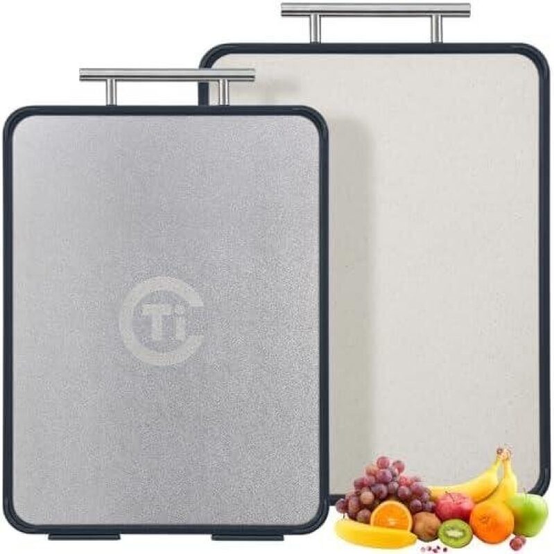 Titanium Board Pure Titanium Double-Sided Cutting Board - 60% OFF