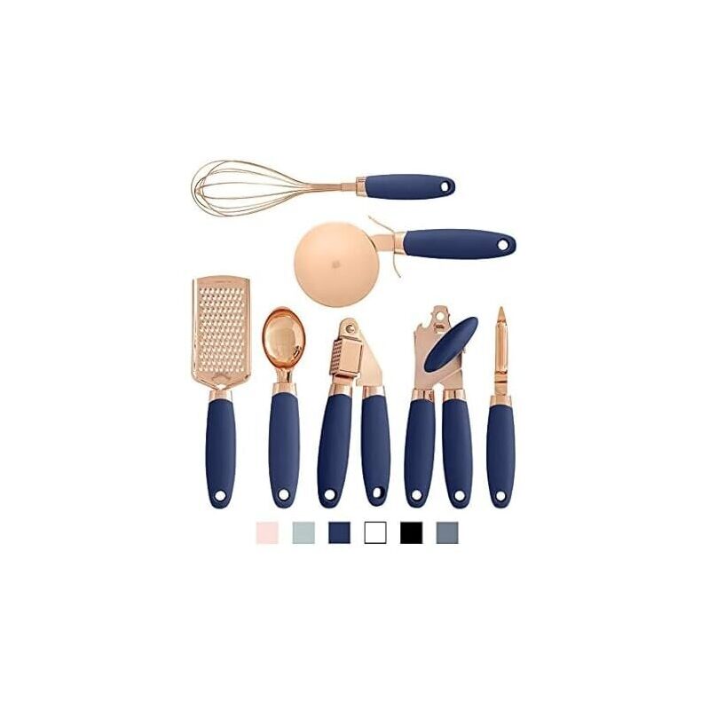 Upgrade Your Kitchen with Cook With Color Copper Coated Stainless Steel Gadget Set