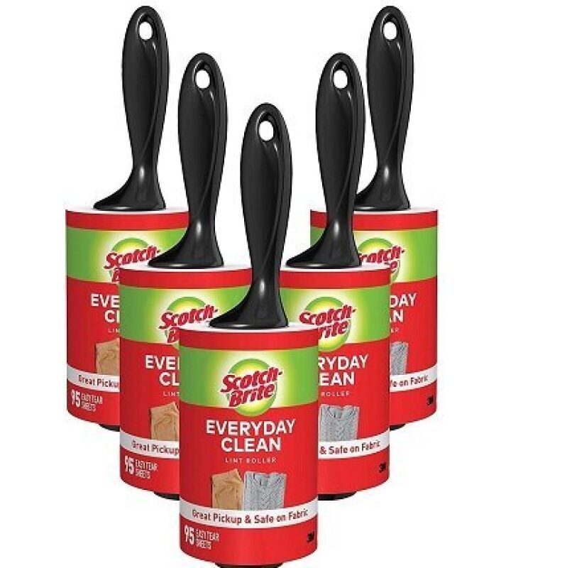 Scotch-Brite Lint Rollers - 95 Sheets per Roll, 5 Pack - 30% Off