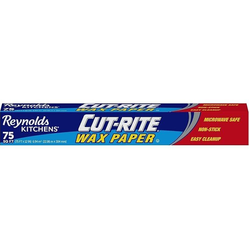 High-Quality Reynolds Cut-Rite Wax Paper - 75 Square Feet Roll