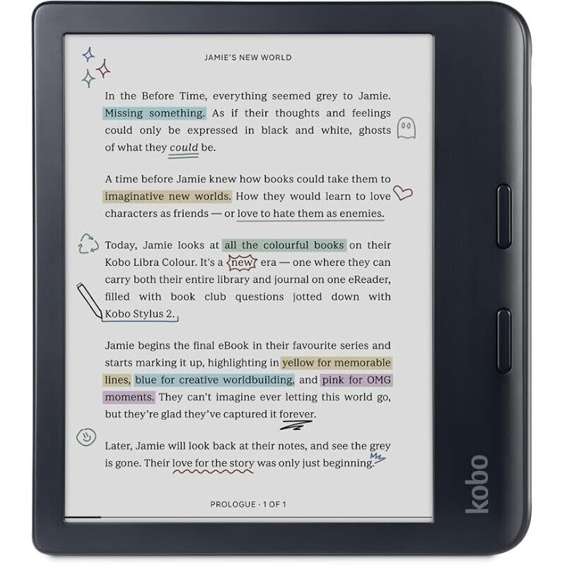 Kobo Libra Colour 7-inch 32GB eReader - Perfect for Book Lovers