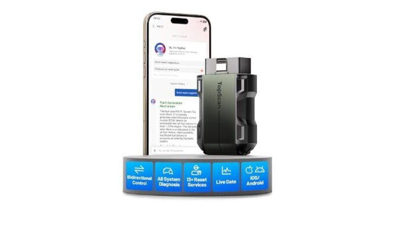 TopScan Pro OBD2 Scanner: Bluetooth Scan Tool for iPhone & Android