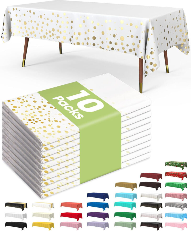 Affordable Disposable Tablecloths for Every Occasion - Prime Free Shipping