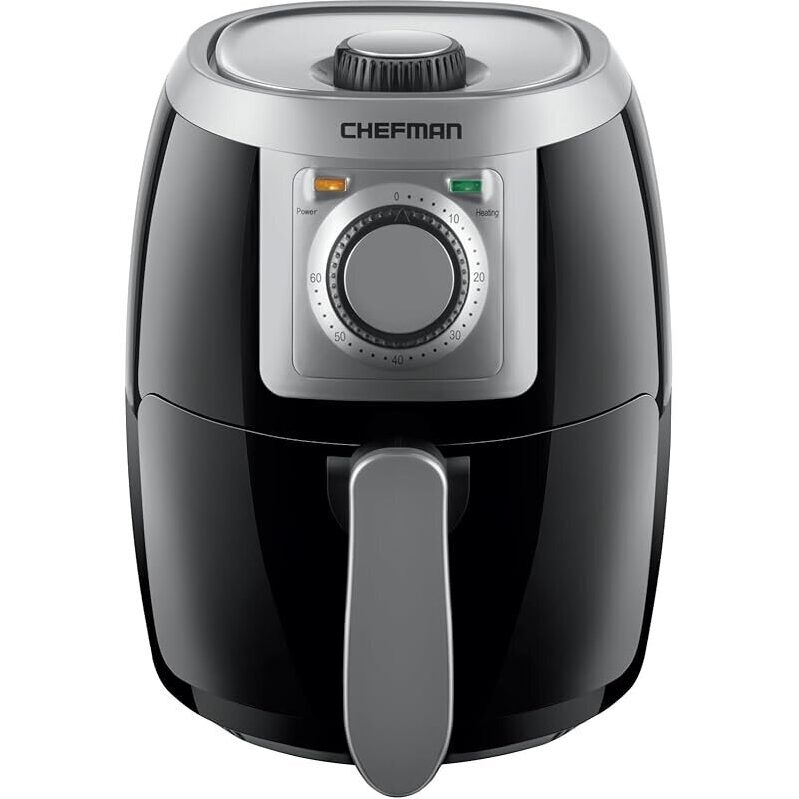 CHEFMAN Compact Air Fryer Healthy Cooking 2 Qt - Fry Without the Guilt