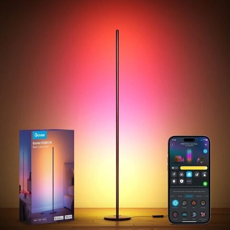 Govee RGBIC Floor Lamp on Sale for $64.98 - Smart, Colorful Lighting