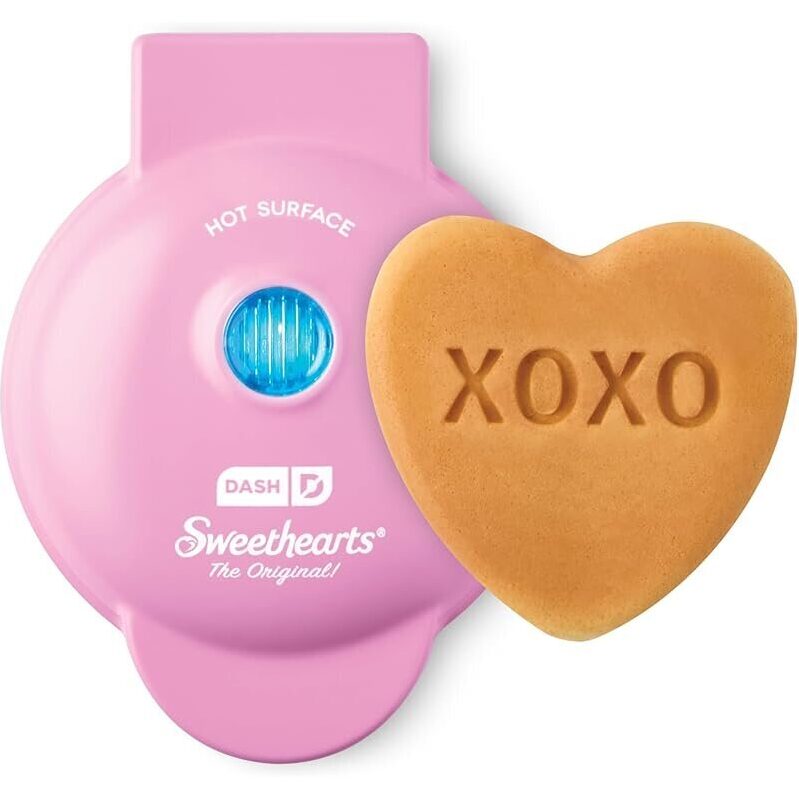 Dash & Sweethearts Mini Waffle Maker - Sweet and Fun Kitchen Delight