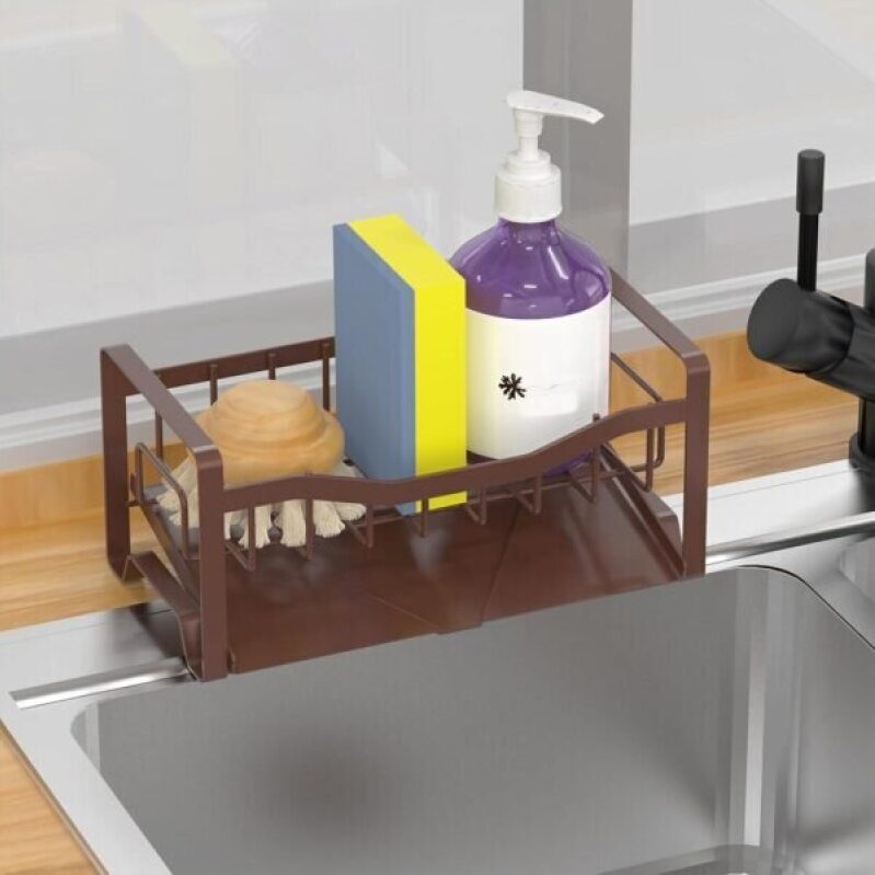 Maifan Kitchen Sink Caddy Organizer with Auto Drain Tray - 64% Off