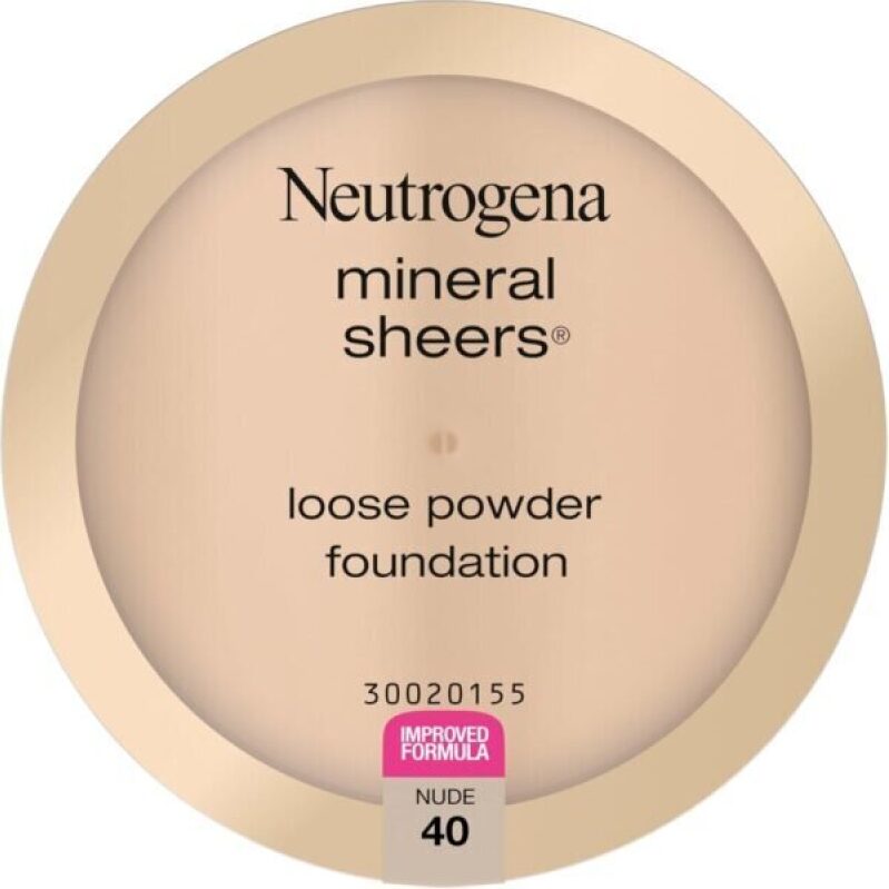 Neutrogena Mineral Sheers Loose Powder Foundation - Buildable Coverage, Nude 40