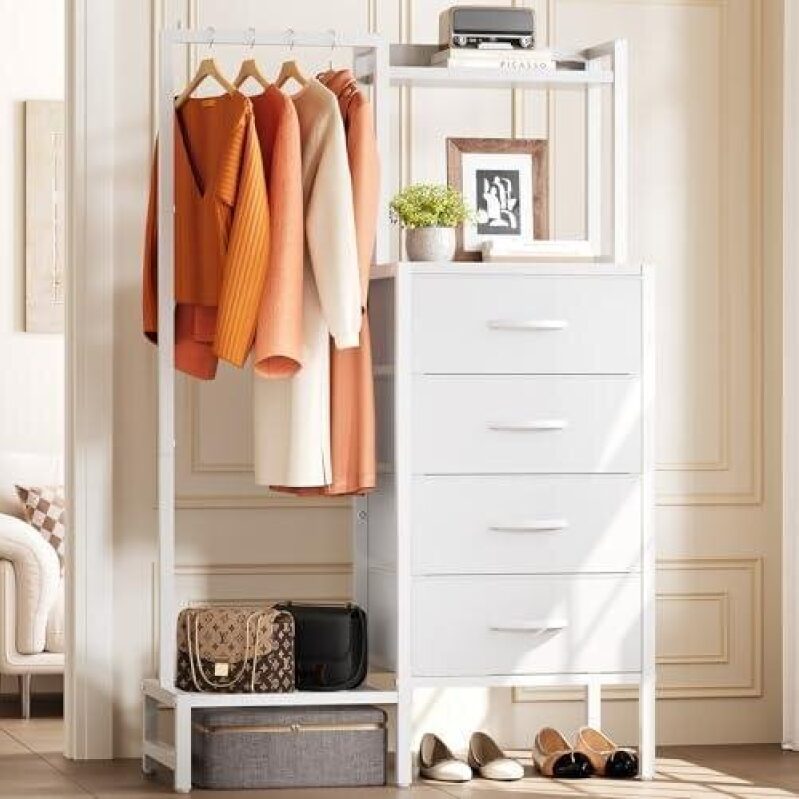 4-Drawer Sturdy Children's Flip-Over Wardrobe - 58% Discount