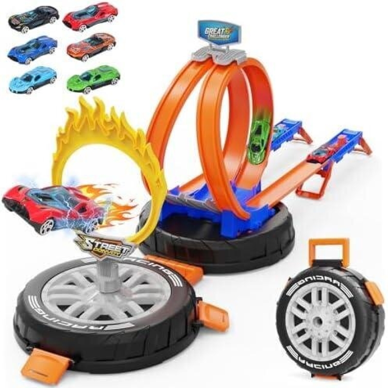High-Speed Tire Track Toy Set - 50% Discount