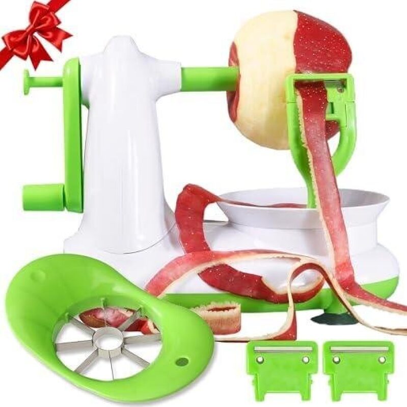 Efficient Stainless Steel Apple Peeler, Slicer, and Corer - 45% Discount