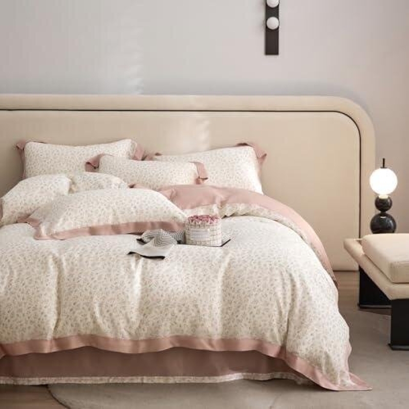 50% Off: Luxe Floral Bedding Set with Cooling Effect