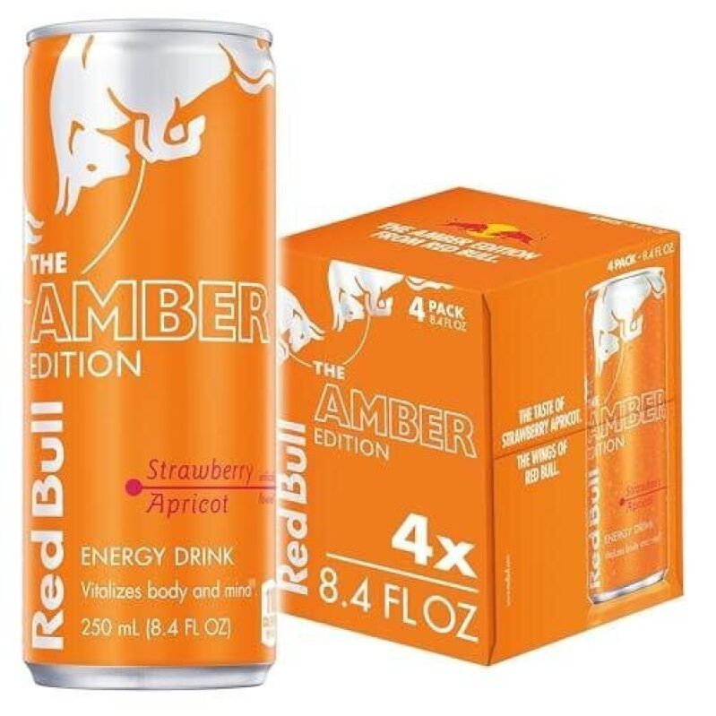 Red Bull Amber Edition Energy Drink - 4 Pack, 25% Discount