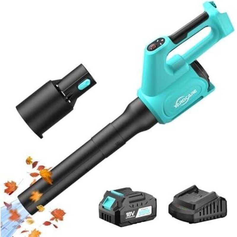 Powerful 4.0Ah Cordless Leaf Blower with 5 Speeds & Turbo - 50% Discount