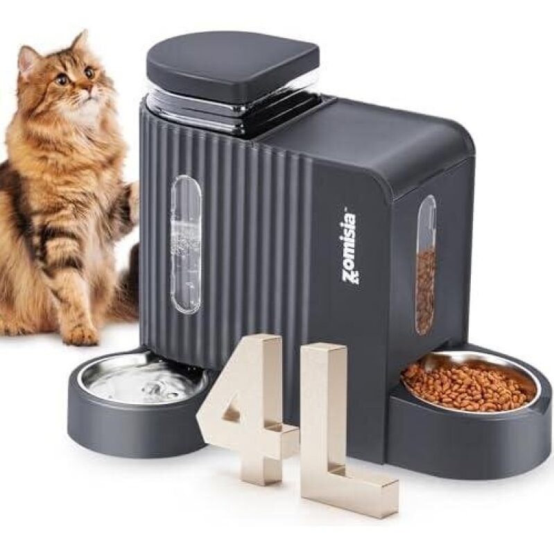 2-in-1 Automatic Pet Feeder with 4L Capacity - 44% Discount