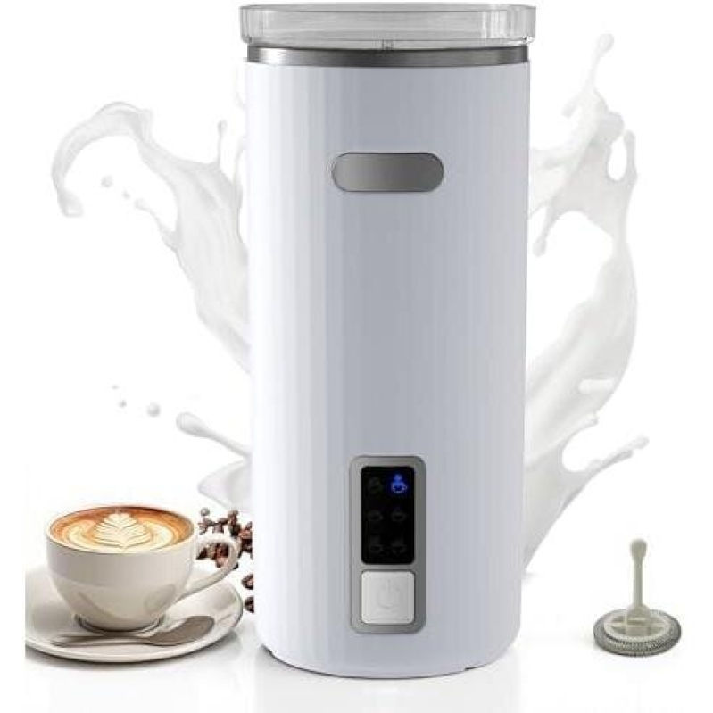 6-in-1 Electric Milk Frother with Auto Cold/Hot Function - 50% Discount