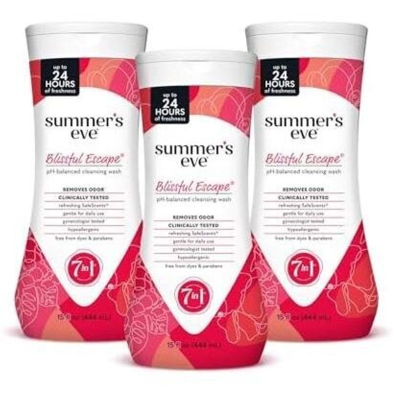 Summer's Eve Blissful Escape Feminine Wash - 3 Pack, 15 oz Each