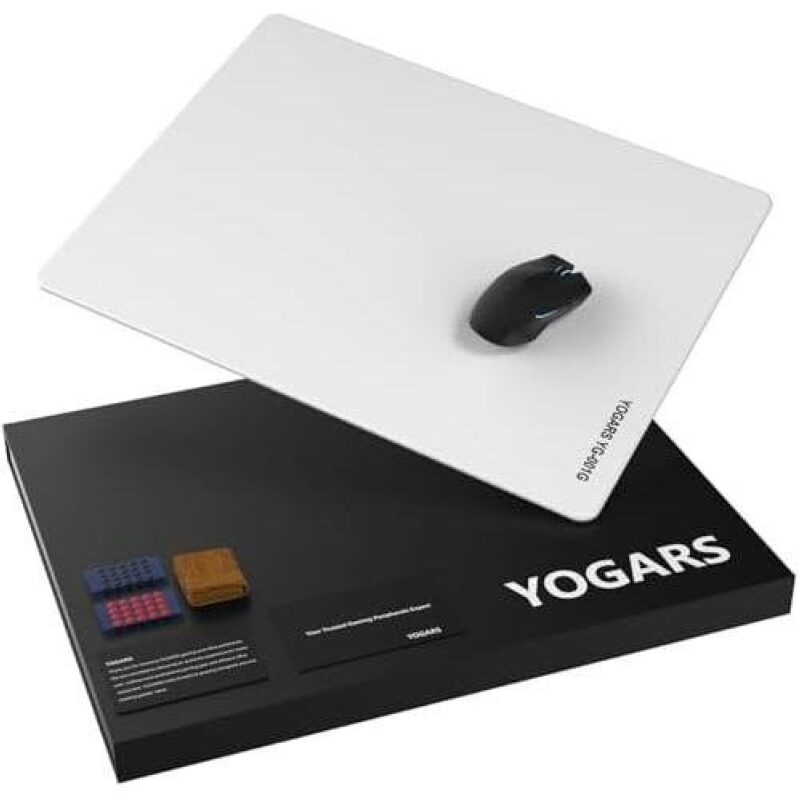 Upgrade Your Gaming Experience with YOGARS Tempered Glass Mouse Pad