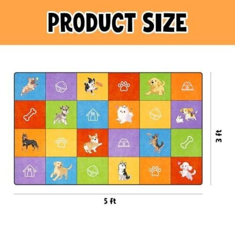 Colorful Kids' Classroom Carpet - 48% Off, Perfect for Playtime