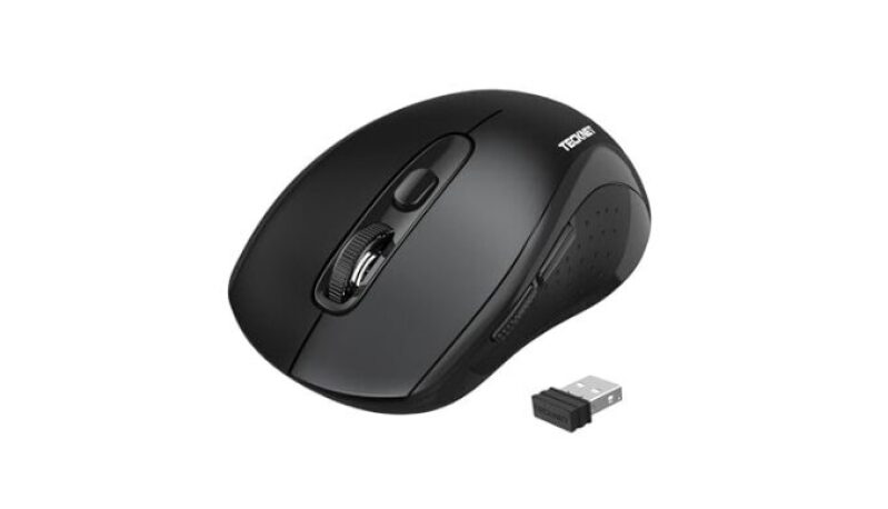 TECKNET Wireless Mouse for Laptop - Dual-Mode, Ergonomic, Silent, Long Battery Life