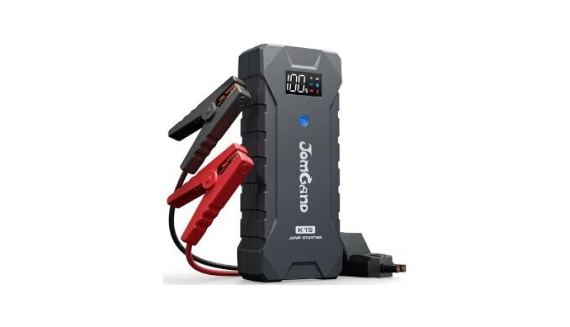 JOMGAND K15 Car Battery Jump Starter - Reliable Power On-the-Go