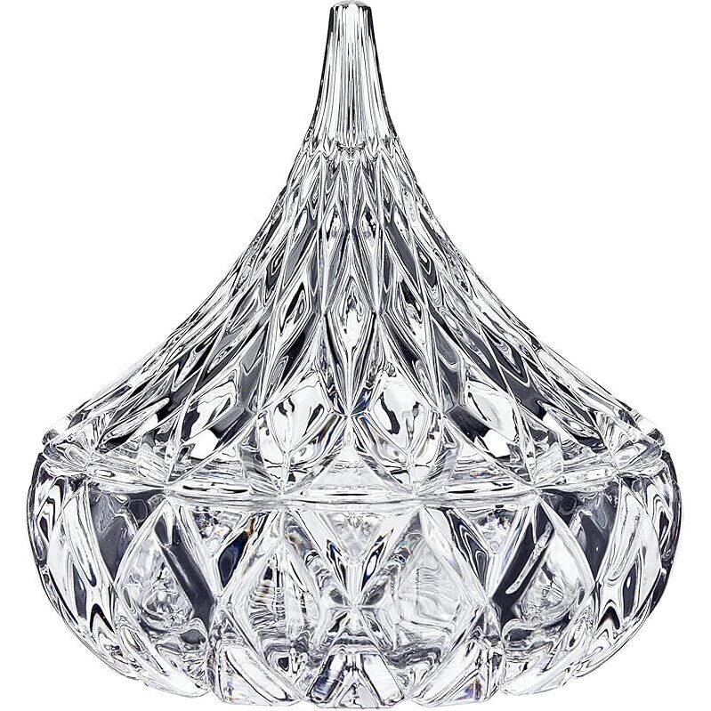 Godinger Hershey Kiss Glass Candy Dish - Elegant & Durable