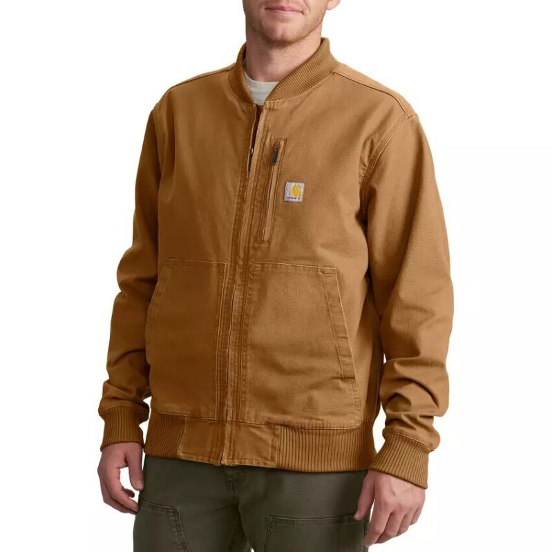 Carhartt Men's Duck Bomber Jacket: Ultimate Durability for Everyday Wear