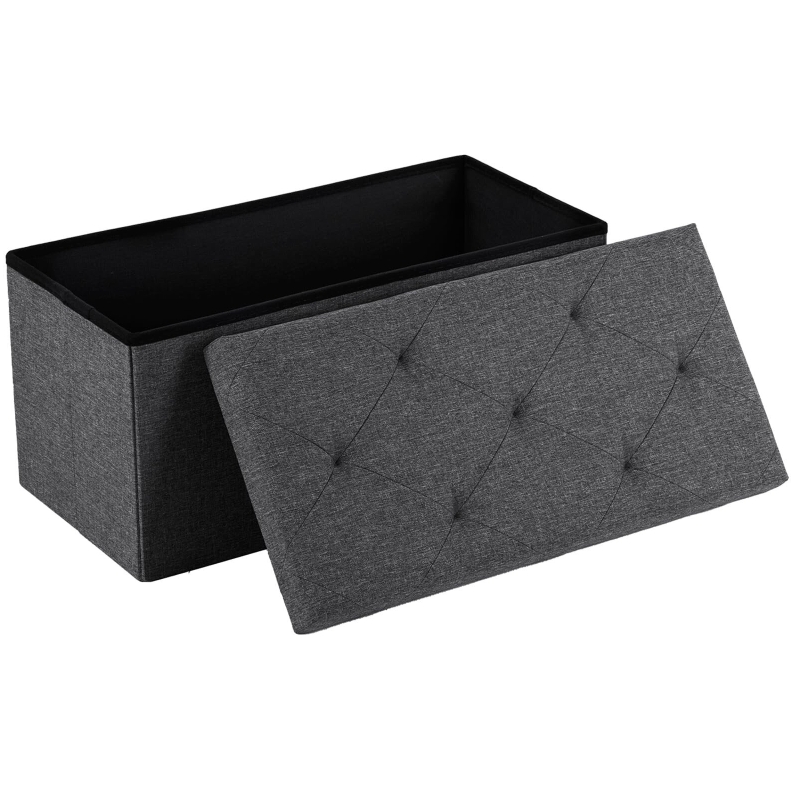 DUMOS 30in Storage Ottoman Bench - Perfect for Home Organization