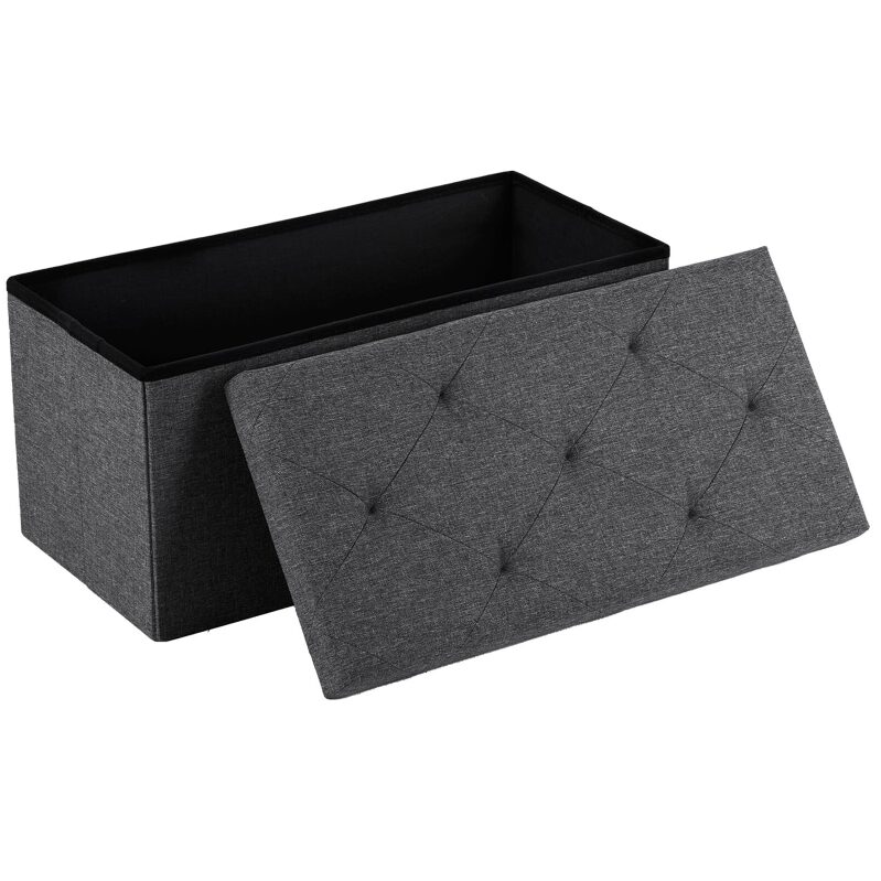 DUMOS 30in Storage Ottoman Bench - The Ultimate Blend of Comfort and Utility