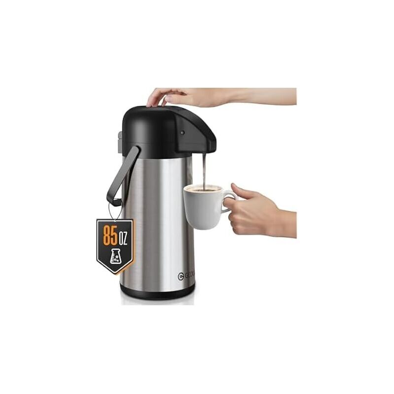 Geouja Airport Coffee Carafe with Pump - 85oz