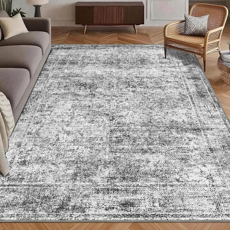 Machine Washable Area Rug - 4x6 ft