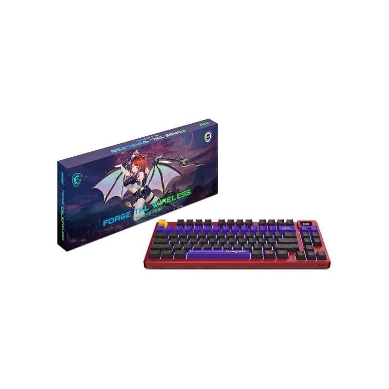 MSI Forge TKL Wireless MLG Edition Keyboard - Precision in Every Key Press