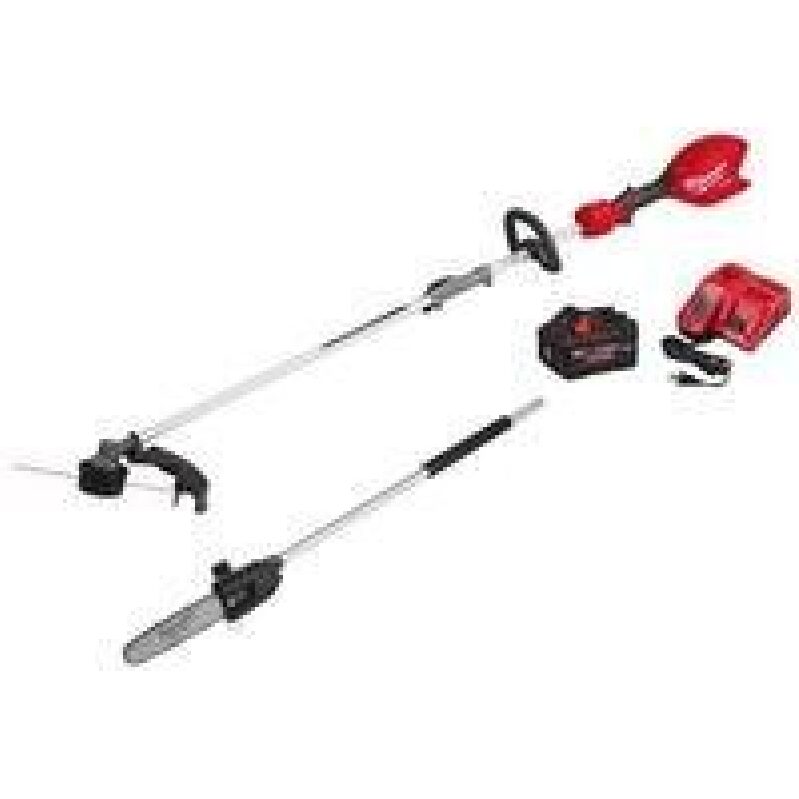 Milwaukee M18 FUEL 18V 16 in. String Trimmer 8.0 Ah Forge Kit w/Pole Saw