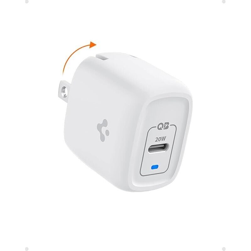 Spigen ArcStation Pro 20W USB-C Charger Adapter - Fast Charging for iPhone