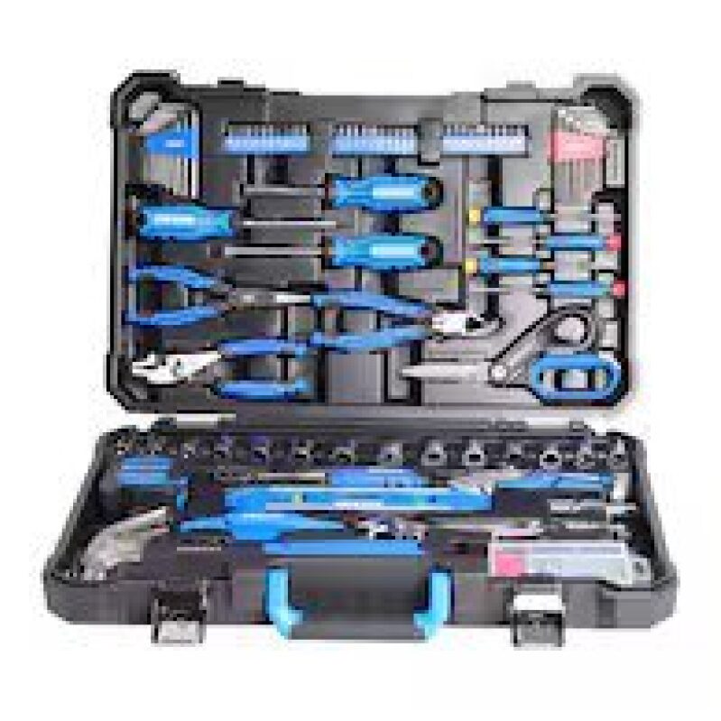 Kobalt 183-Piece Blue Household Tool Set with Folding Case
