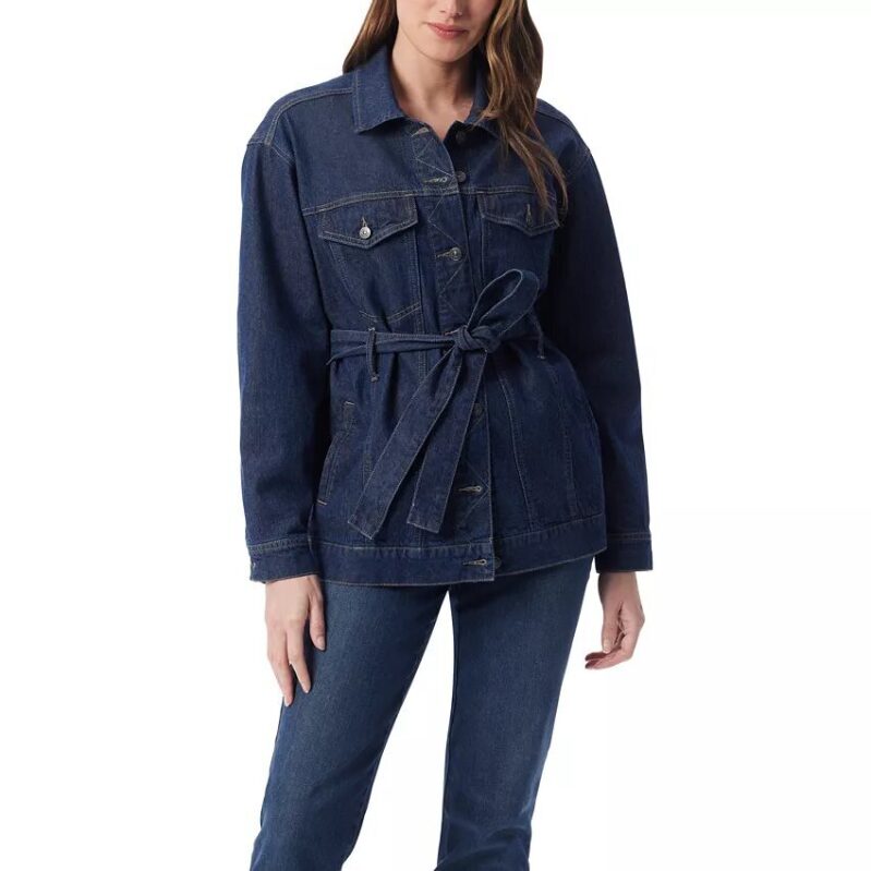 Versatile Women's Belted Jacket by Gloria Vanderbilt - Perfect for Everyday Wear