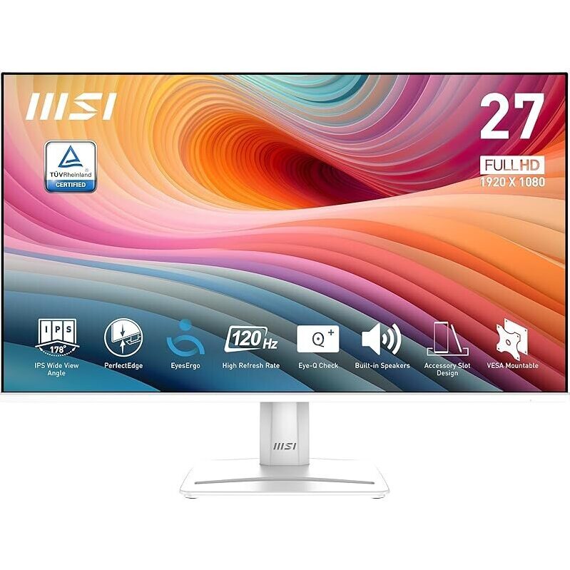 MSI PRO MP275W E2 27-inch Gaming Monitor - Ideal for Programming & Coding