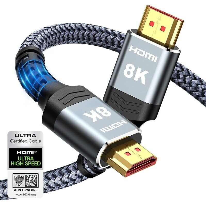 Highwings 8K Ultra High Speed HDMI Cable - Perfect for 8K@60HZ and 4K@120HZ