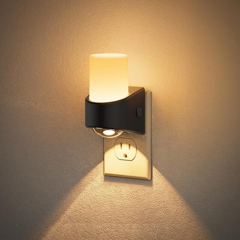 JandCase LED Night Lights: Plug-in, Dusk to Dawn Sensor for Ultimate Safety