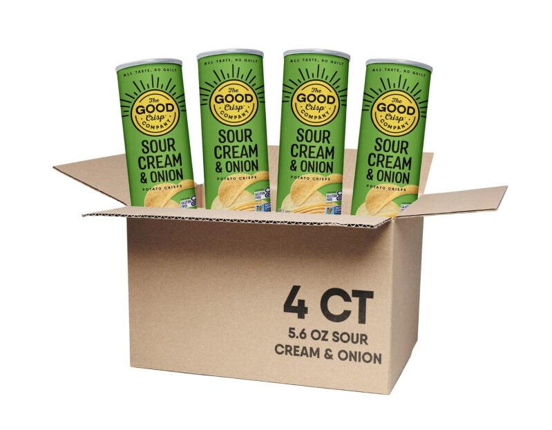 Gluten-Free Sour Cream & Onion Potato Chips - 4 Pack Deal